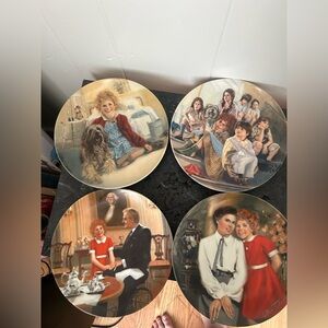 Knowles Collector Plates "Annie" Set of 8